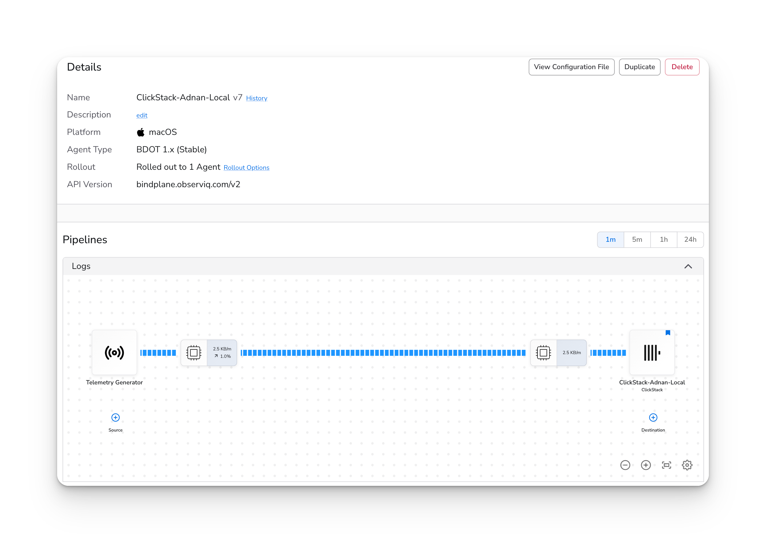 Bindplane을 통한 ClickStack의 텔레메트리 신호